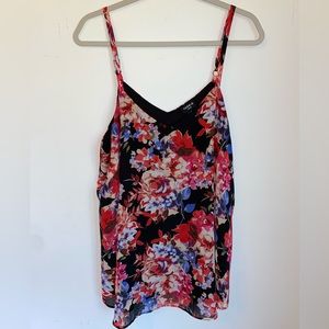 Torrid Floral Pattern Tank Top / Blouse
